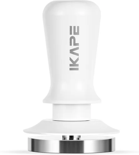 Vista 12 de IKAPE Manipulador de espresso de 39.25 mm, manipulador de café barista premium negro con resorte calibrado, manipulador de acero inoxidable 100%