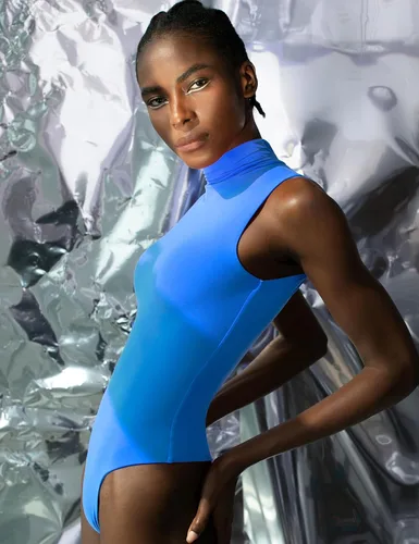 Vista 18 de PUMIEY Body sin mangas con cuello alto falso para mujer, colección Sharp