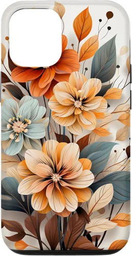 Vista 28 de Cute Fall Flower Sublimation Clipart Autumn Leaves Case for iPhone 17