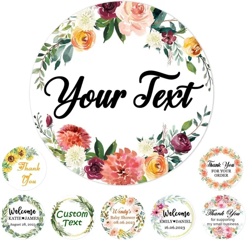 Vista 20 de Etiquetas Adhesivas Personalizables para Cartones de Huevos de Gallina Tamaños de 2"-4" Etiquetas de Empaque Personalizadas para Huevos Frescos