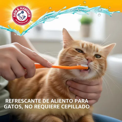Vista 4 de Arm & Hammer Complete Care - Kit dental para perros, pasta de dientes enzimática para perros con sabor a atún, cepillo de dientes y cepillo de dedo