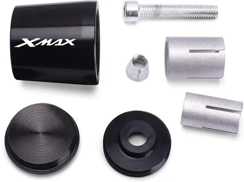 Vista 3 de Motorcycle Motorcycle Grip Handle Bar Ends Handle Bar Grips Cap Anti Vibration Plug for XMA-X Xmax 125 250 300 400 X-MAX400 XMAX300 Handle end Black