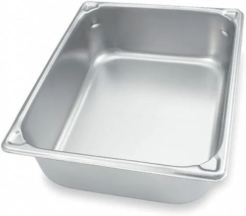 Vista 2 de Vollrath Sartén de mesa de vapor de tamaño completo de acero inoxidable Super Pan V™ de 4" de profundidad