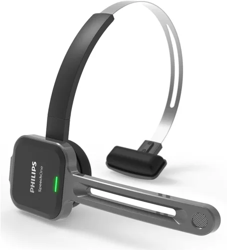 Vista 8 de Philips SpeechOne - Auriculares inalámbricos de dictado con estación de acoplamiento y luz de estado