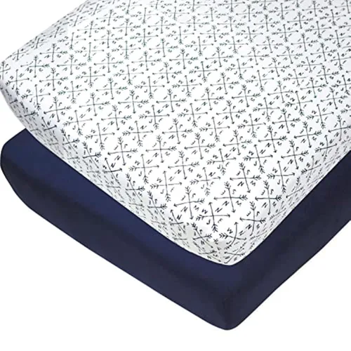 Vista 40 de HonestBaby Funda para cambiador de algodón orgánico, Puntos y Guiones, Talla única