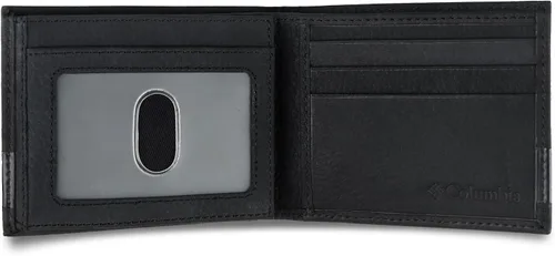 Vista 61 de Columbia Billetera plegable para hombre, múltiples ranuras para tarjetas, ventana de identificación