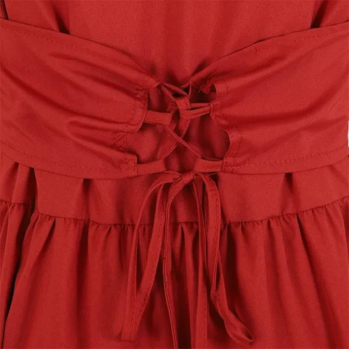 Vista 5 de Disfraz renacentista para mujer, conjunto de vestido irlandés medieval de talle alto y blusa bohemia gótica.