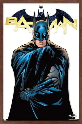 Vista 16 de Trends International DC Comics Batman Feature Series - Póster de pared, 22.4 pulgadas de largo x 14.7 W, versión enmarcada de madera de granero