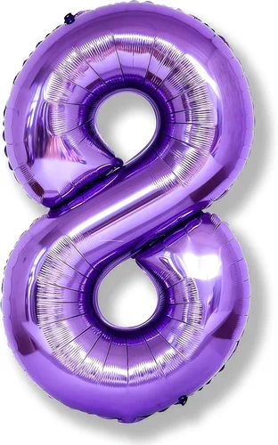 Vista 31 de Globos de Sirena Número 0 de 40 Pulgadas, Juego de Globos de Números Grandes Morado Verde Azulado Arcoíris 0-9, Globos de Números de Papel