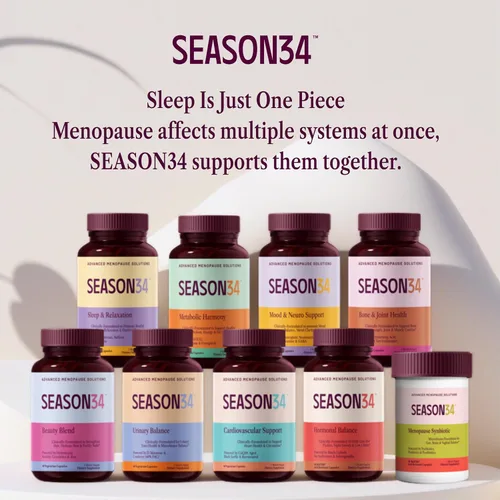 Vista 8 de Menopausia y perimenopausia para mujeres mayores de 35 años Sudores nocturnos y despertares relacionados con los sofocos Mantente fresco toda