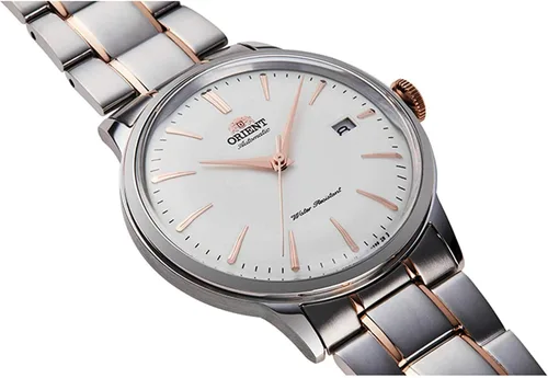 Vista 2 de Orient Reloj automático clásico para hombre con esfera plateada RA-AC0004S10A, Classic
