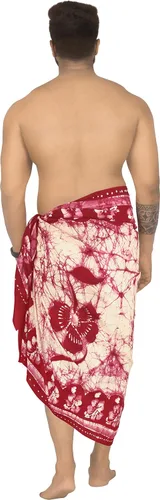 Vista 3 de LA LEELA Pareo pareo para hombre Hawaiian Bath