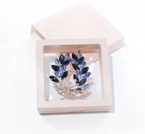 Vista 7 de Adyanl Broche de ramo de zinnia de cristal artificial, elegante y brillante, accesorio de moda para mujeres y niñas