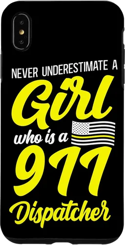 Vista 11 de 911 Dispatcher Thin Gold Yellow Line Girl Female Never Case for iPhone 16