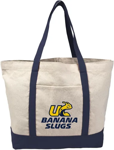 Vista 222 de Campus Lab Bolsa de lona con logotipo primario colegiado con bolsillo externo, bolsa de hombro reutilizable para ir de compras, playa Águilas A&m