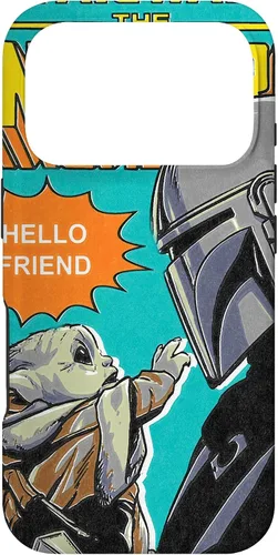 Vista 29 de Funda para iPhone 14 Pro Max Star Wars The Mandalorian Mando y el Niño