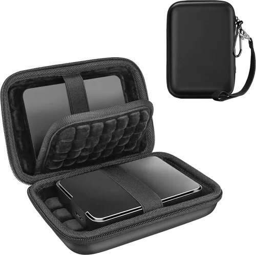 Vista 8 de ProCase Funda de disco duro de 2.5 pulgadas para Elements WD My Passport Canvio Basics Seagate Backup Plus Slim Expansion 1TB 2TB 3TB 4TB, estuche