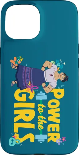 Vista 6 de Carcasa para iPhone 16 Disney Encanto Luisa Power to the Girls