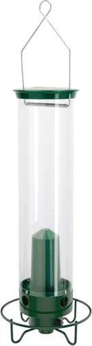 Vista 12 de Comederos para pájaros a prueba de ardillas Droll Yankees para exteriores - YF-M - Flipper, perchas plegables, capacidad de semillas de 5 libras
