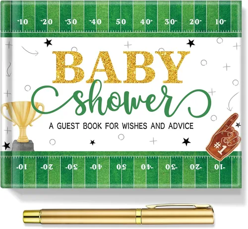 Vista 16 de Fuyoooo 27 piezas de libro de invitados para baby shower de safari en la jungla con tarjeta de lugar floral y sello de inicio de sesión para baby