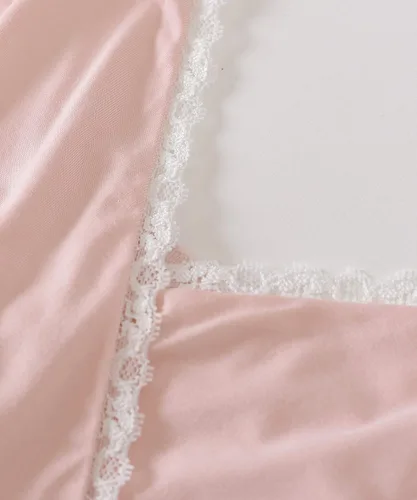 Vista 6 de Latuza Conjunto de camisón y bata de lactancia de viscosa para mujer