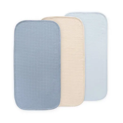 Vista 11 de mushie Fundas impermeables para cambiador 100% algodón orgánico Juego de 3 (Combo de abejas) Paquete de 3, repelente al agua, lavable a