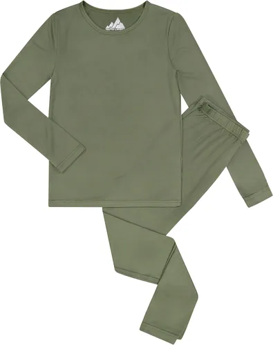 Vista 4 de Conjunto de ropa interior térmica para niños y niños pequeños, 6 piezas de manga larga con capa base larga Johns