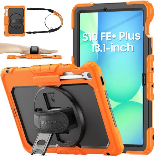 Vista 11 de SEYMAC stock Funda para tableta Samsung Galaxy Tab S10 Lite / S10 FE / S9 FE 5G / S9 Funda protectora de 10.9 pulgadas/ 11 pulgadas con protector