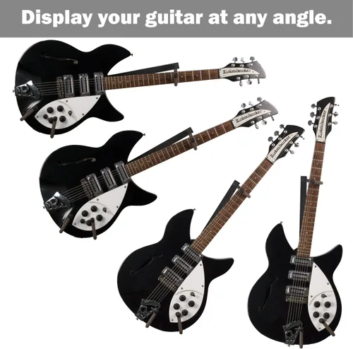 Vista 3 de Soporte de guitarra horizontal para instrumentos de cuerpo estrecho - Slatwall de 3" Electric Or Narrow Body