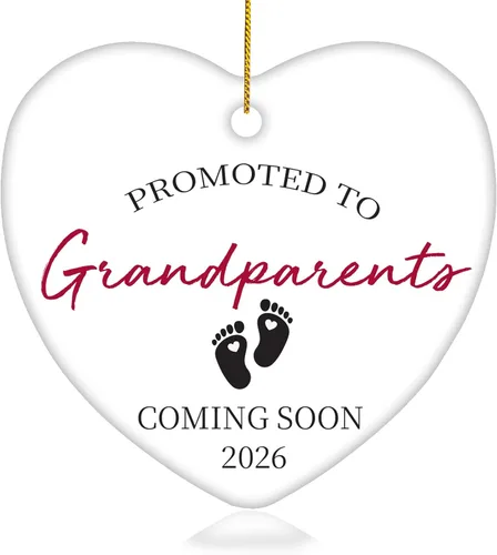 Vista 23 de Adorno de anuncio de embarazo y luego hubo cuatro para abuelos, esposo, familia, abuela, regalos para padres nuevos, regalos para parejas, regalos