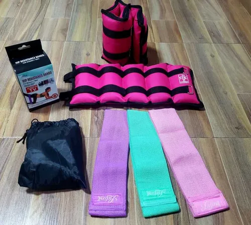 Vista 4 de Kit gluteos con bandas en tela