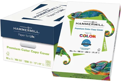Vista 14 de Hammermill Cartulina, Premium Color Copy, 100 lb, 8.5x11 - 1 Paquete (250 Hojas) - 100 Bright, Cartulina Fabricada en EE.UU., 120024R, Blanco