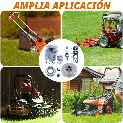 Vista 6 de Kit de rodamientos de reparación de carburador para piñón de pistón de cilindro de diámetro grande de 1.575 in para Stihl MS211 MS181 MS171 MS171C