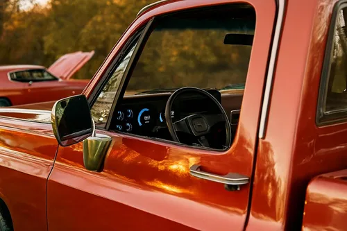 Vista 3 de Intellitronix Panel de indicador digital de barras LED para camiones Chevy 1973-1987 – Actualización de panel de tablero de ajuste directo