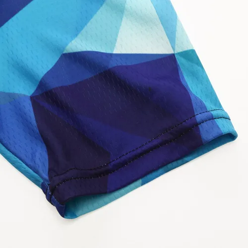 Vista 5 de Maillot de ciclismo transpirable de manga corta reflectante para hombre