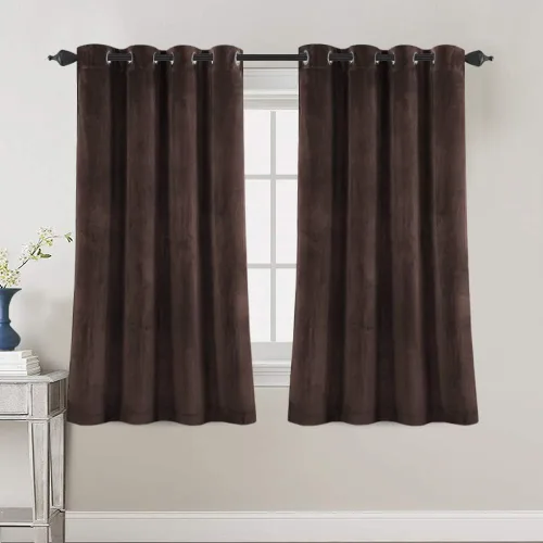 Vista 8 de H.VERSAILTEX Cortinas de terciopelo para dormitorio, cortinas de terciopelo súper suaves para sala de estudio, reducción de calor y ruido