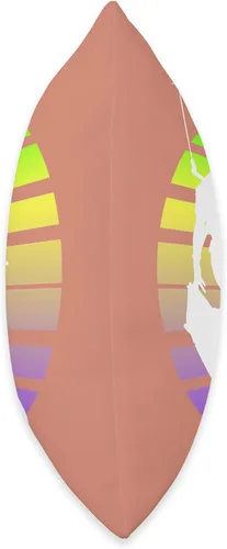 Vista 2 de Kitesurf Gifts and Surf Lover Tees by taiche Kitesurfing Female Rider Silhouette Retro Sunset 10 - Almohada de 16 x 16 pulgadas, multicolor