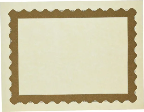 Vista 7 de Great Papers! Certificado de oro metálico, 8.5 x 11 pulgadas, 25 unidades (934025)