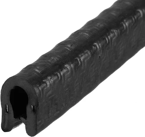 Vista 7 de uxcell Edge Trim U Seal Protector de borde de canal en U de plástico de PVC blanco se adapta a borde de 1/32 '' - 3/32 '' borde de 10 pies