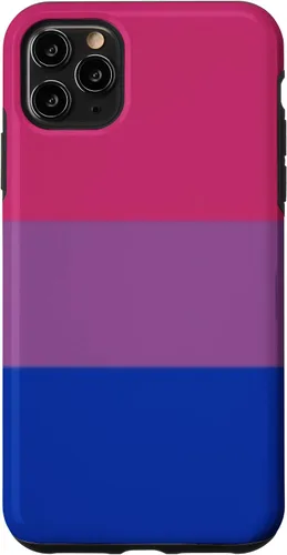 Vista 13 de Funda de colores de la bandera del orgullo bisexual para iPhone 16