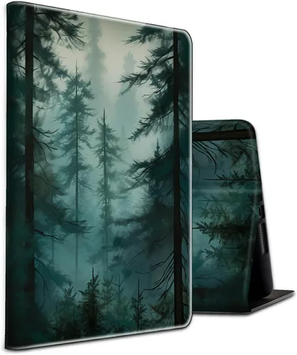 Vista 129 de Funda para tablet Fire 7 (12ª generación, versión 2022), delgada, a prueba de golpes, delgada, de piel sintética, con función de apagado/encendido