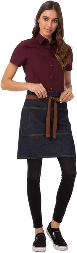 Vista 6 de Chef Works Delantal unisex Memphis Half Bistro