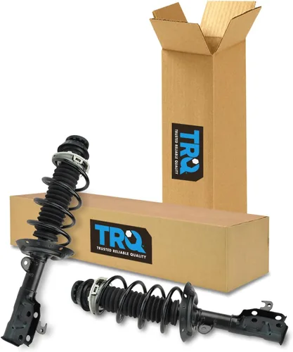 Vista 158 de TRQ - Conjunto de puntal delantero y resorte helicoidal (lados del conductor y del pasajero), para auto