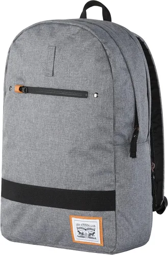 Vista 3 de Levi's Unisex-Adults Classic Logo Backpack, Grey Heritage