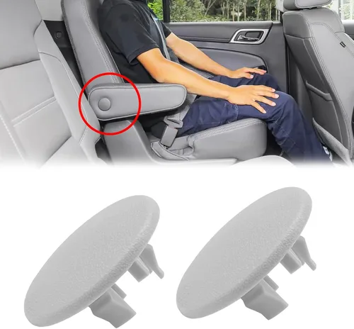 Vista 8 de 2 tapas para reposabrazos para Chevy Tahoe Suburban Yukon Escalade 07-19, sustituye a 15279689 Reemplazo OEM izquierdo o derecho del asiento trasero