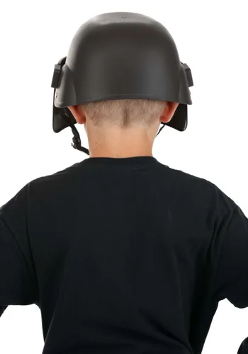 Vista 2 de Casco con Visor de Disfraz SWAT para Niños Multicolor