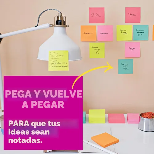 Vista 4 de Post-it Notas súper adhesivas, 15 blocs de notas adhesivas, varios tamaños, suministros de regreso a la escuela, productos de oficina, 2 veces más