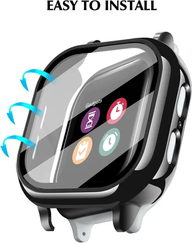 Vista 5 de Kuaguozhe Paquete de 2 fundas compatibles con Gizmo Watch 2, protector de pantalla para niños (paquete de 2), funda protectora general