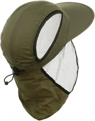 Vista 3 de e4Hats.com Tapa de solapa para exteriores con protección UV 50+