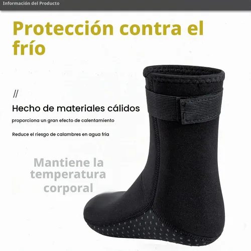 Vista 3 de SUJAYU Calcetines de buceo, 3MM Calcetines de Neopreno Surf Botines de Buceo Botas de Buceo Botas de Buceo